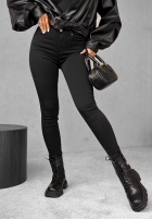 Spodnie jeansowe skinny More Specific czarne