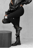 Spodnie jeansowe skinny More Specific czarne