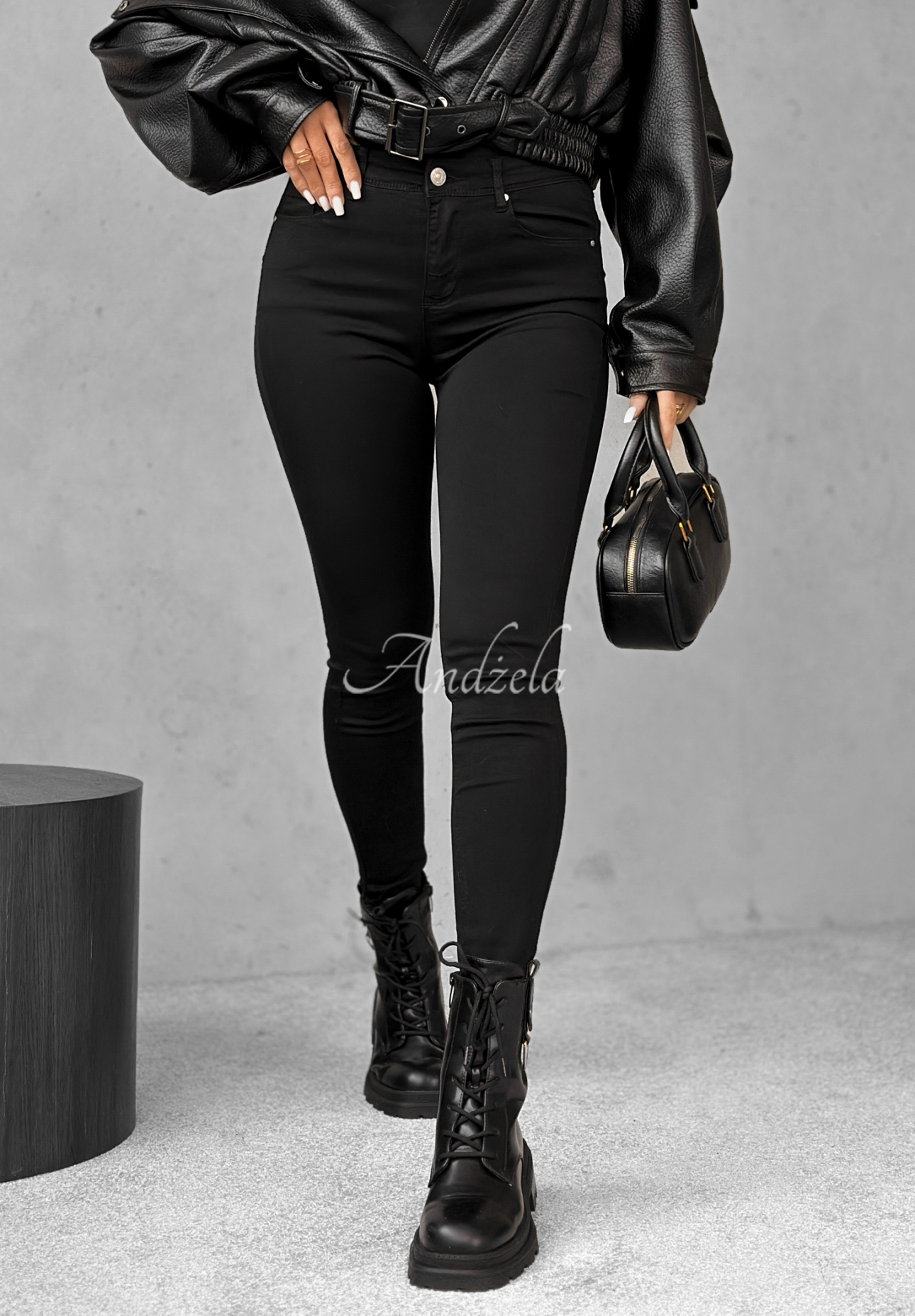 Denim skinny pants More Specific black