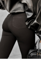 Spodnie jeansowe skinny More Specific czarne