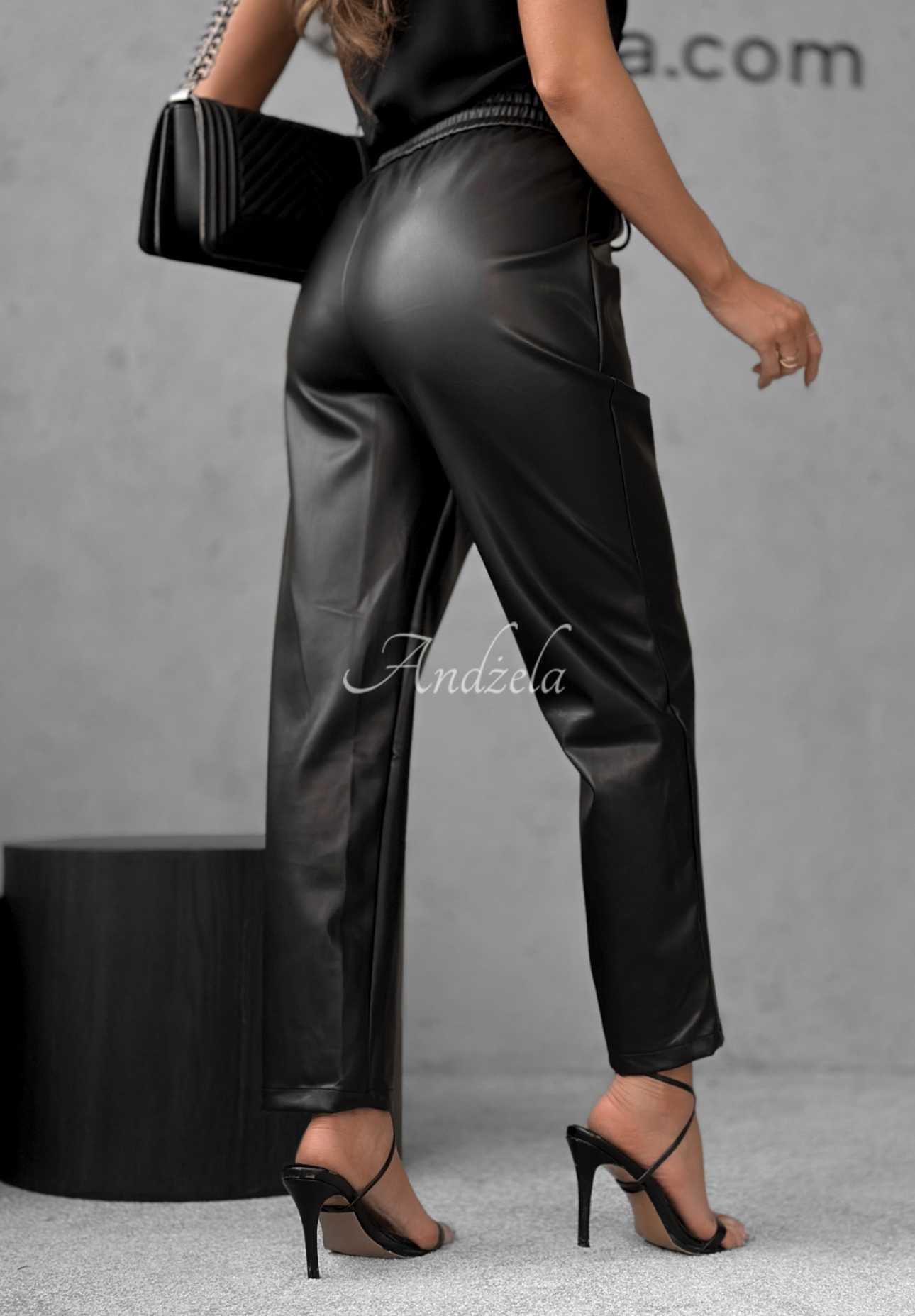Choosing Myself leather pants black