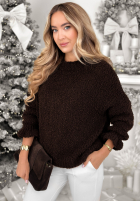 Sweter Feels Like Heaven czekoladowy