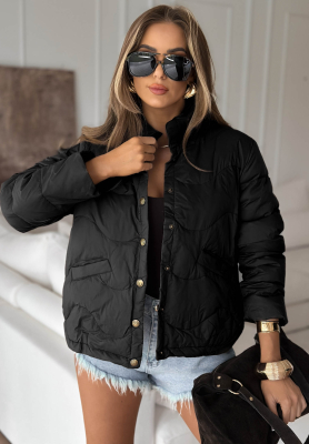 Last Thing short down jacket black