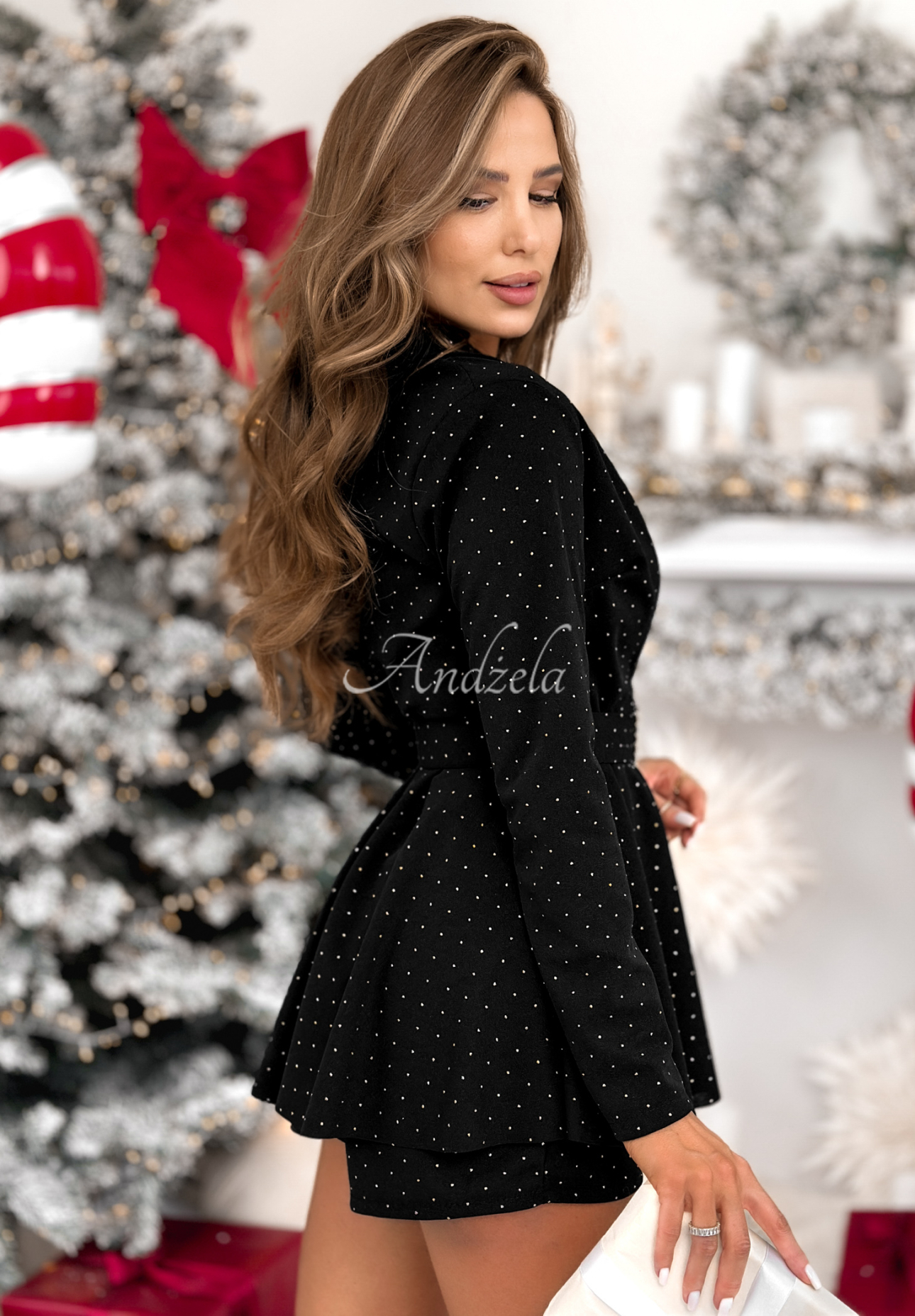 Suit with crystals Totally Fine black