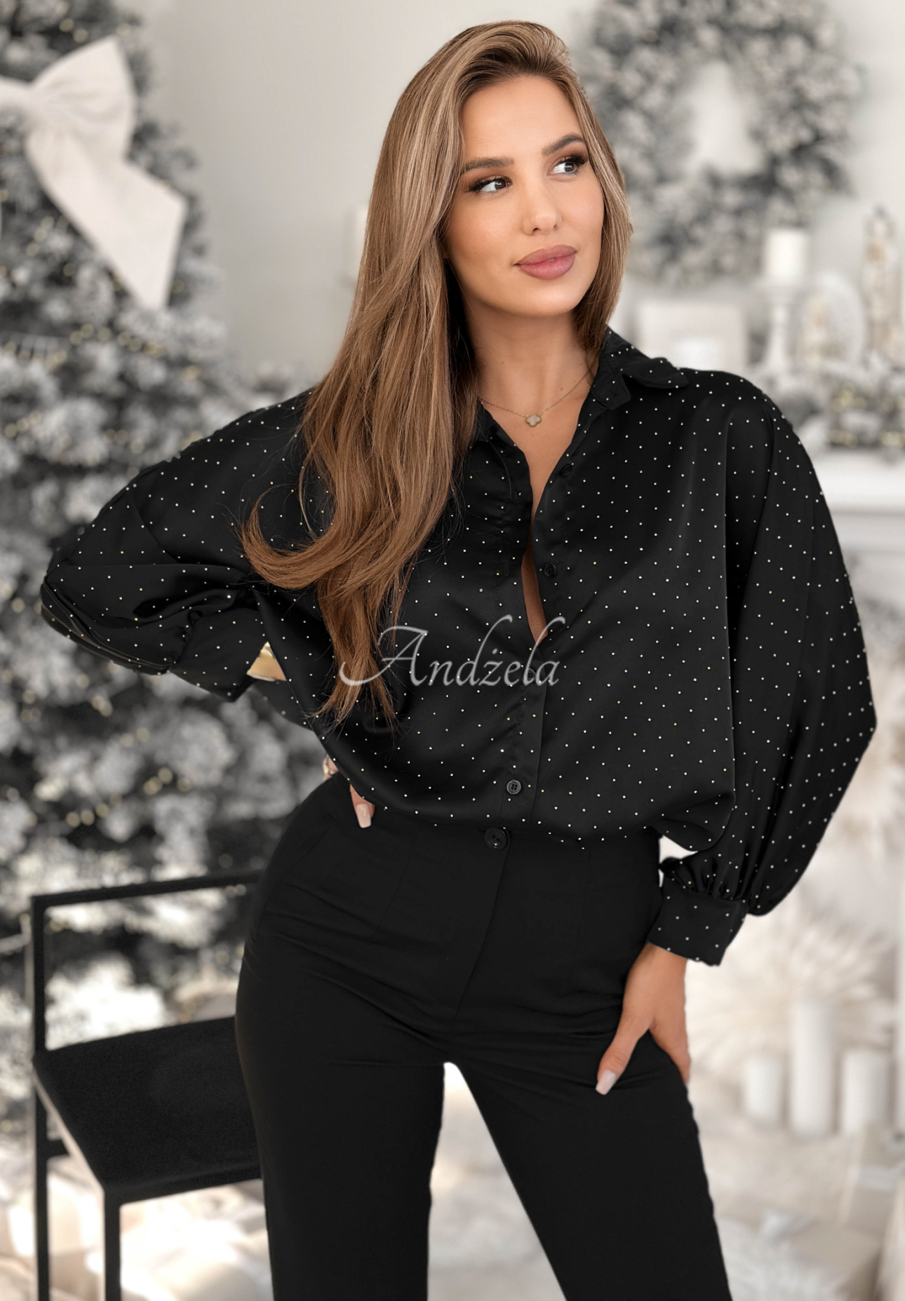 Crystal Brilliance shirt black