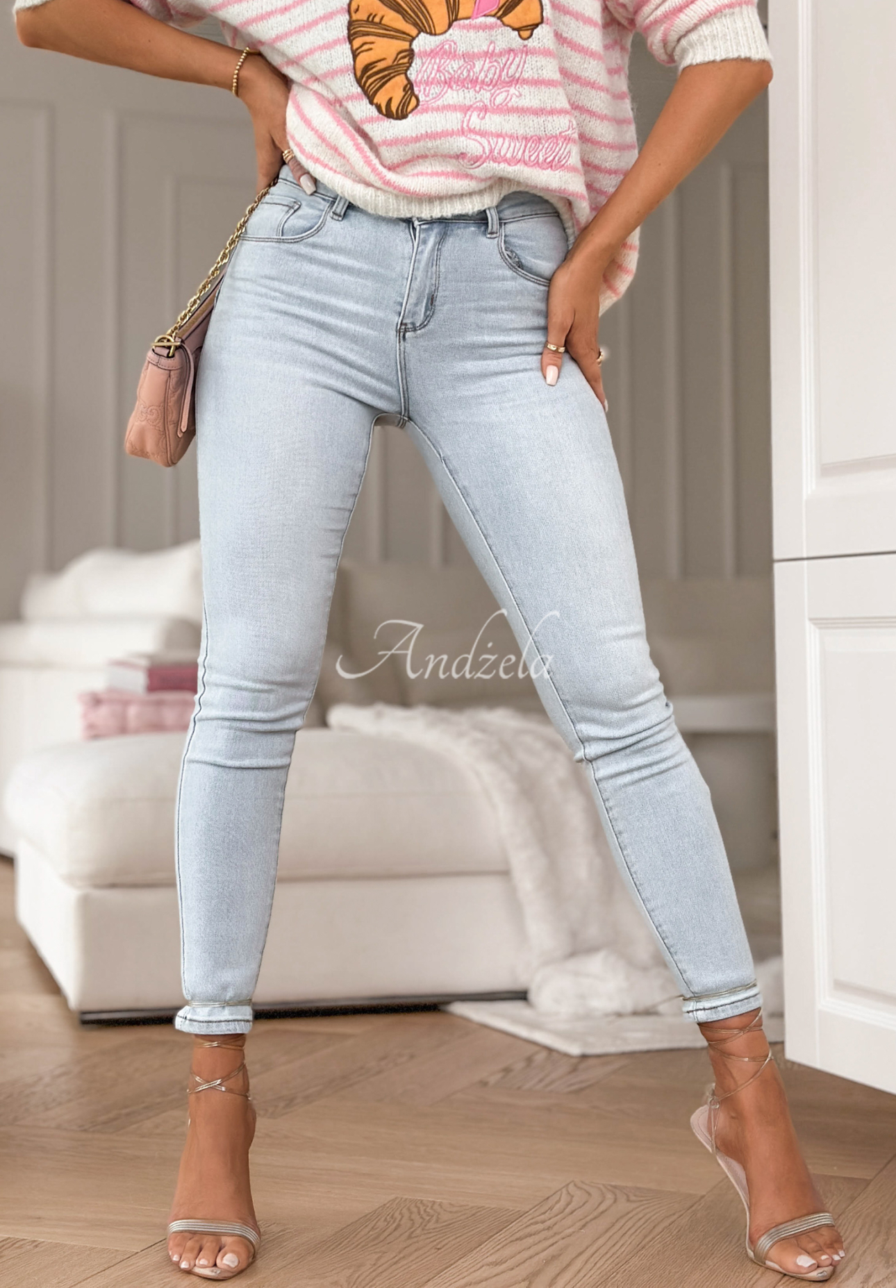 Stay For Me light blue skinny jean pants