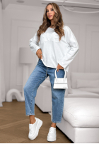 Bluzka z napisem Flowers & Love żółta