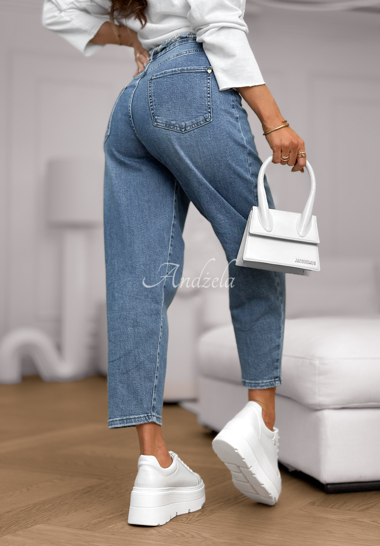 Not Follow blue balloon fit jeans