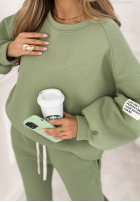 Komplet dresowy Fits Me Perfectly szałwiowy