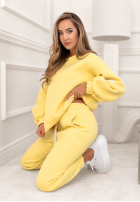 Komplet dresowy Fits Me Perfectly żółty