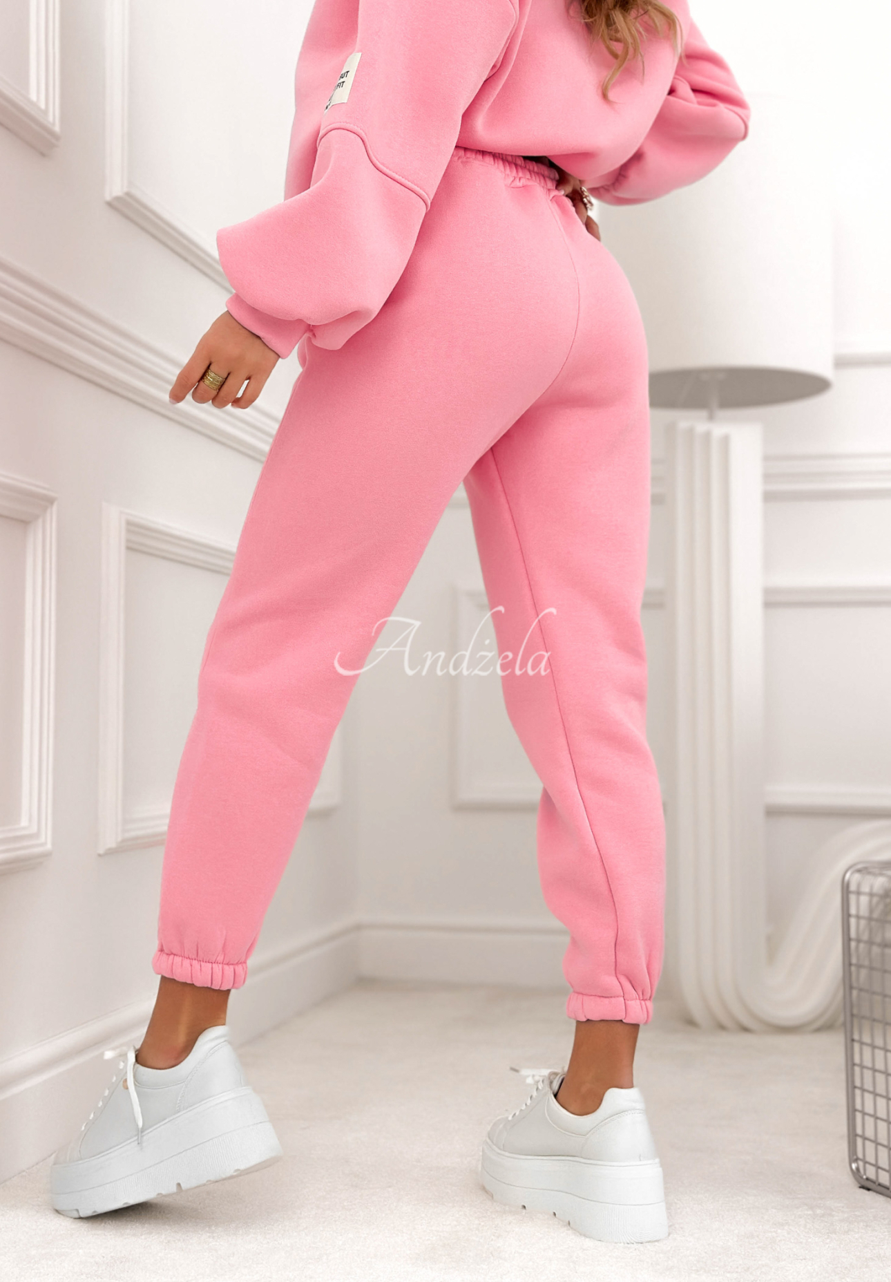 Fits Me Perfectly pink cotton tracksuit set