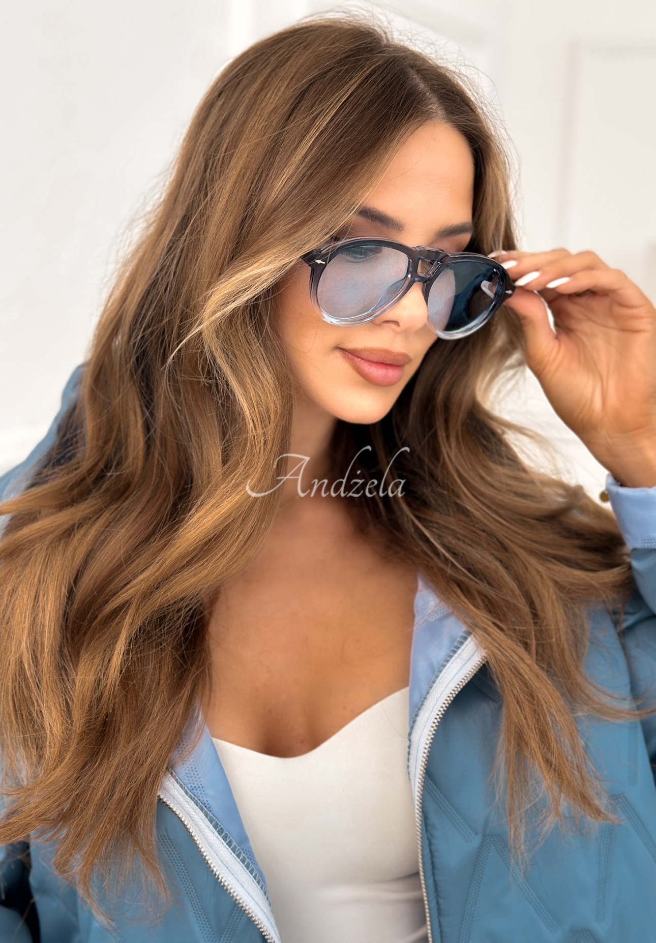 No More Glares sunglasses, blue