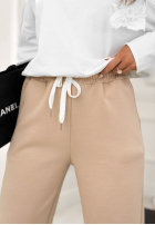 Spodnie dresowe masełko Comfy & Trendy beżowe
