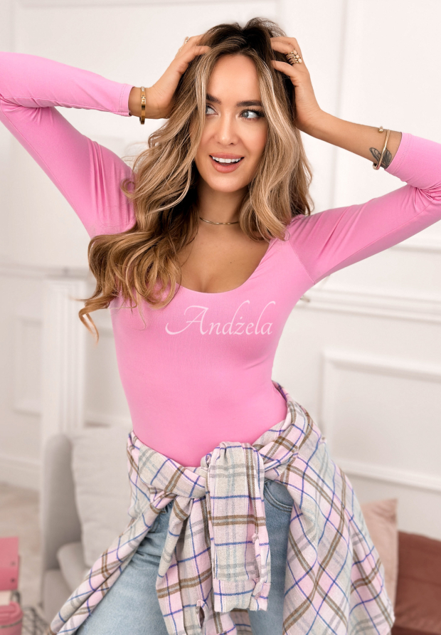 Body longsleeve New Outfits r&oacute;żowe