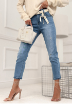 Blessed With Energy light blue skinny jeans