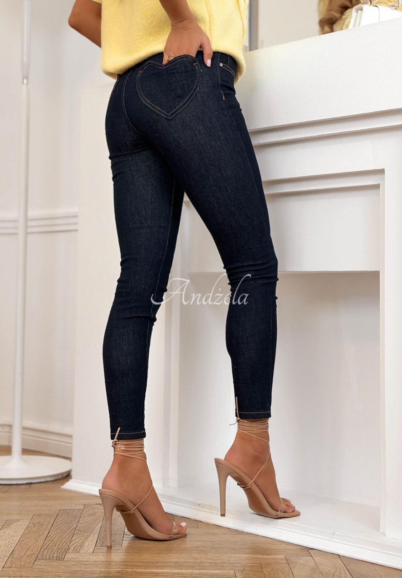 To Get Started navy blue skinny jeans