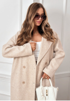 Długi płaszcz Springtime Success szary