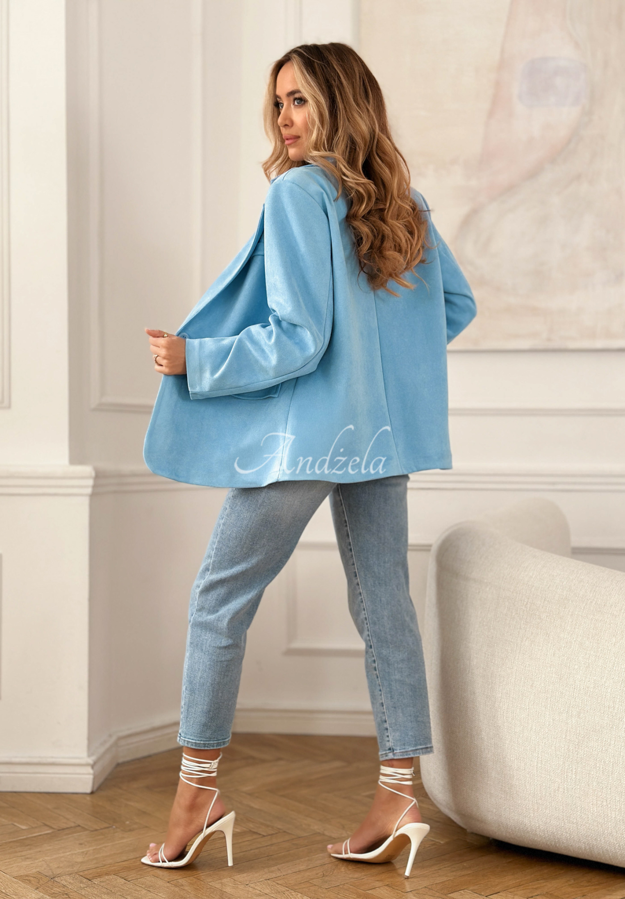 Good Balance blue suede jacket