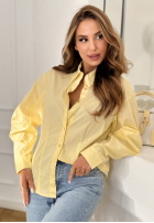 Koszula z bufiastymi rękawami You Know Me żółta