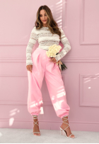 Koronkowa bluzka longsleeve Secret Reverie ecru