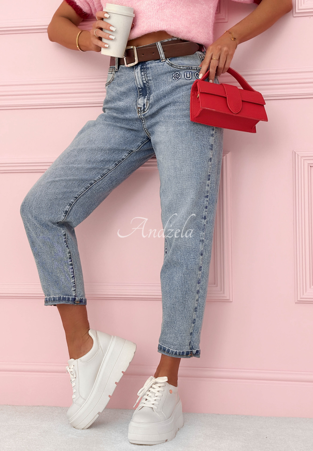 Where To Now blue boyfriend jeans
