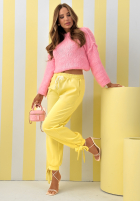 Miękki sweter Mrs Sweet Candy różowy