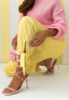 Spodnie dresowe masełko Comfy & Trendy żółte