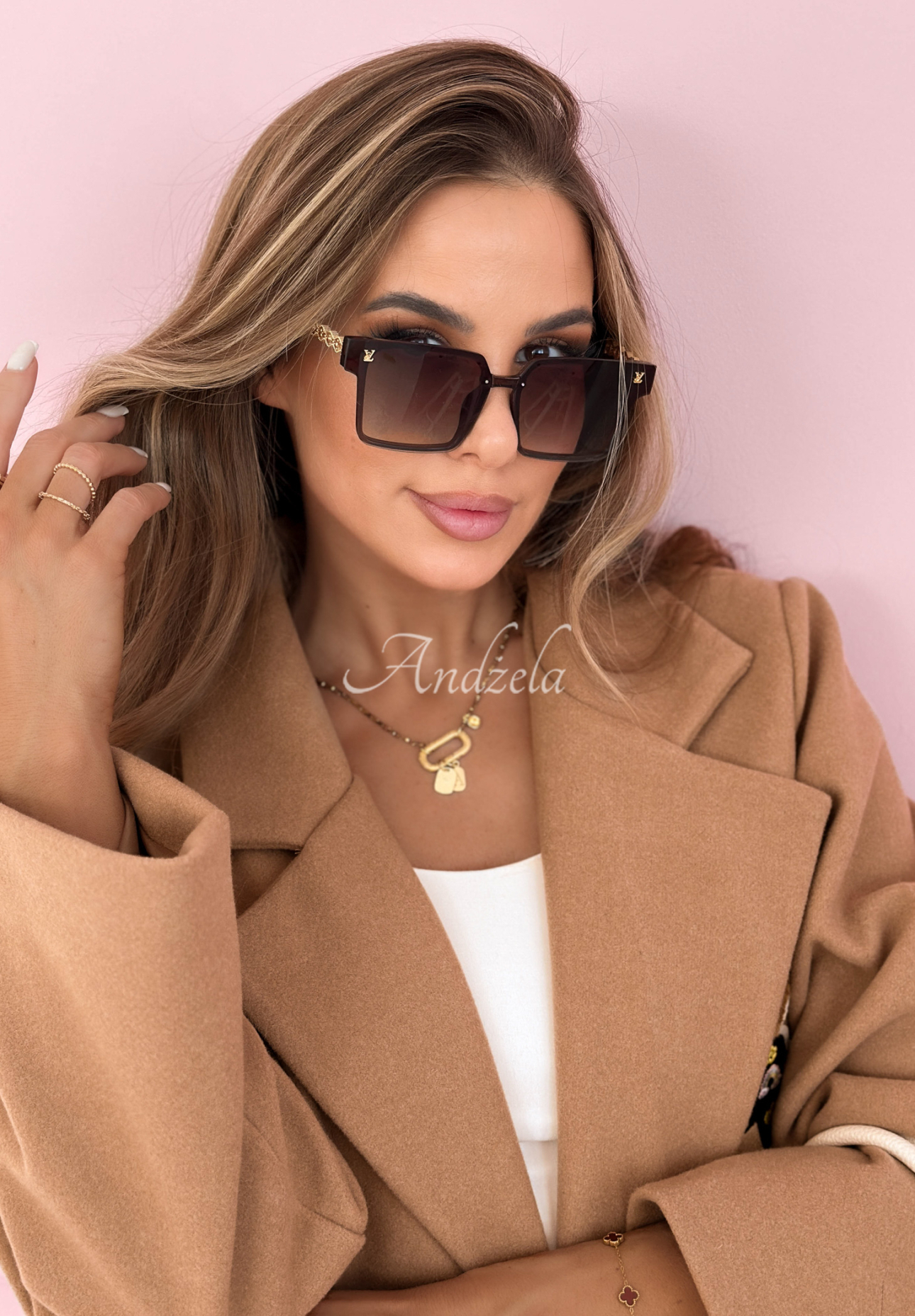 Summer Mood sunglasses, gold-brown