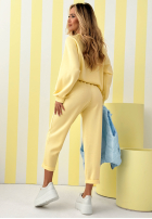 Komplet dresowy bluza i spodnie Better Now żółty