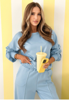 Komplet dresowy Full Of Motivation błękitny