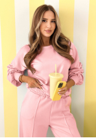 Komplet dresowy Full Of Motivation różowy