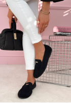 Zamszowe mokasyny Smile Of Light czarne