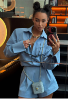 Jeansowa koszula La Milla Kaylee niebieska