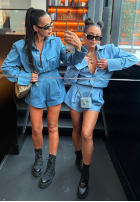 Jeansowa koszula La Milla Kaylee niebieska