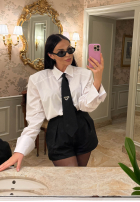 Koszula z krawatem La Milla Kendall biała