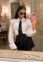 Koszula z krawatem La Milla Kendall biała