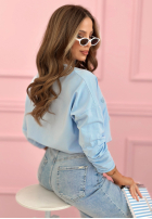 Bluzka longsleeve z serduszkami Close To Heart biała