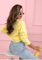 Bluzka longsleeve z serduszkami Close To Heart biała