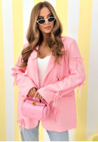 Marynarka z kokardkami Still In Bows różowa