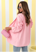 Marynarka z kokardkami Still In Bows różowa