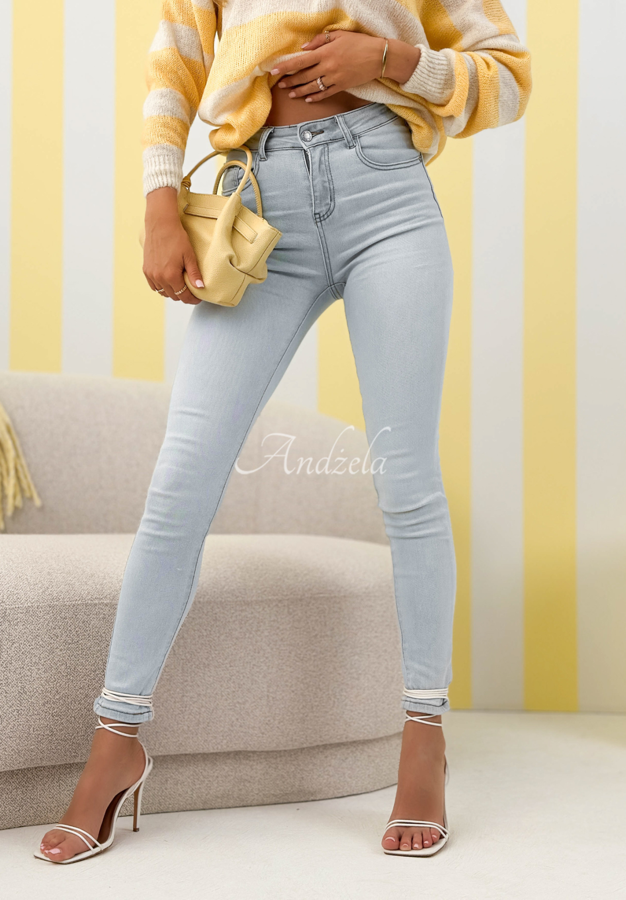 Quinn light blue skinny jeans