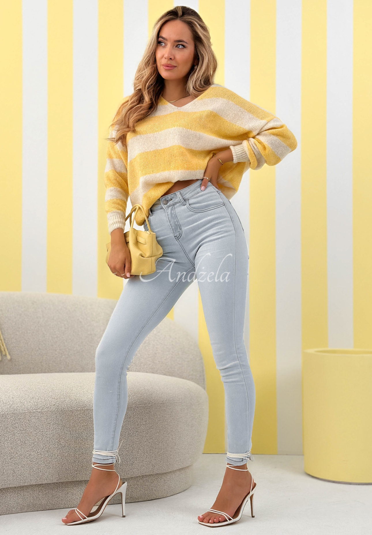 Quinn light blue skinny jeans