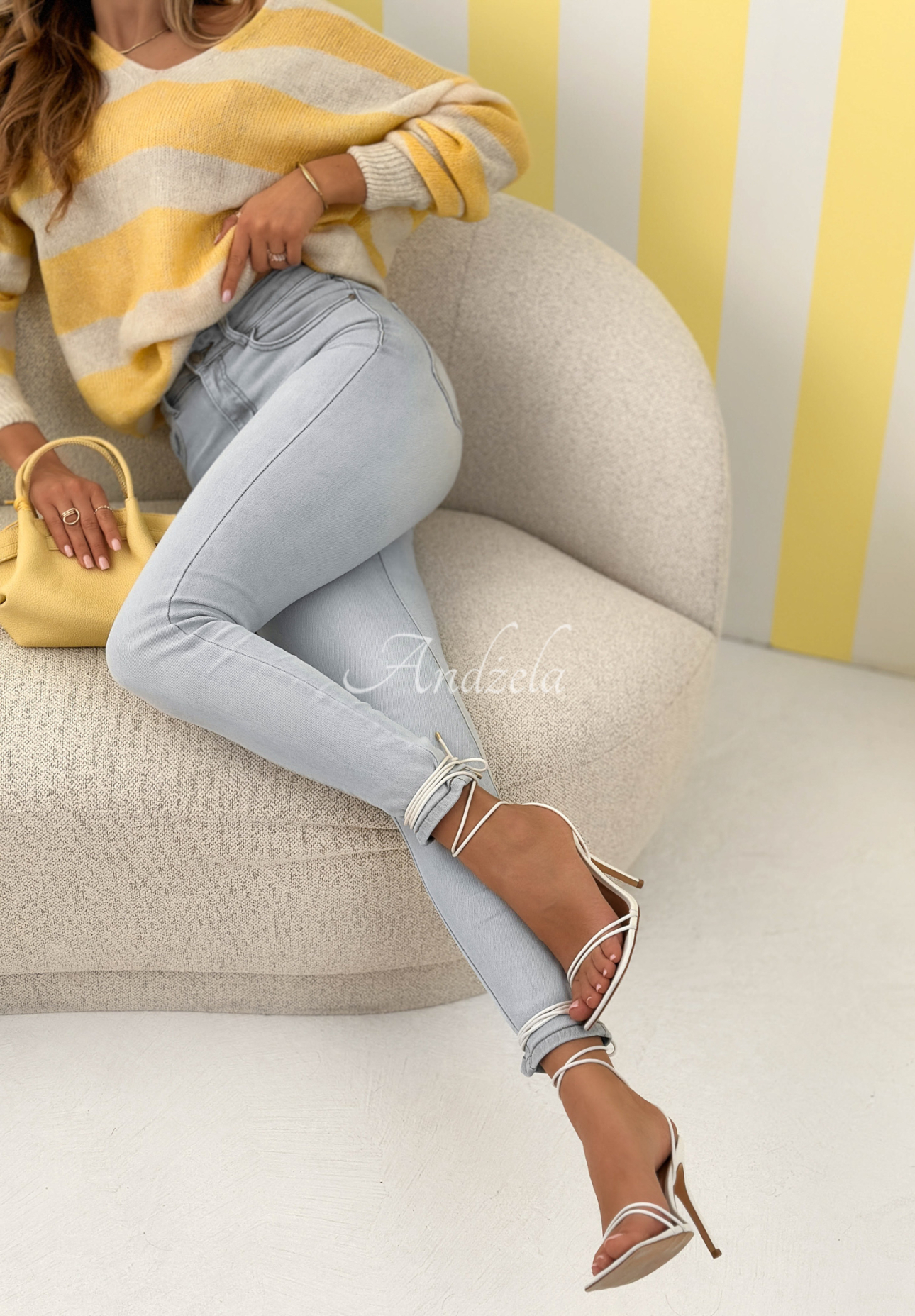 Quinn light blue skinny jeans