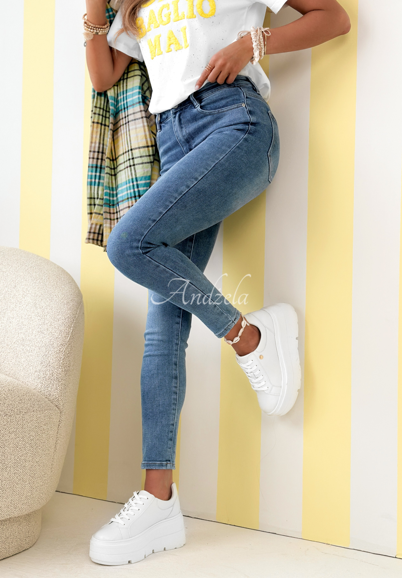 Day To Day blue skinny jeans