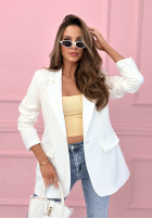 Marynarka oversize Best Version ecru