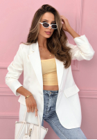 Marynarka oversize Best Version ecru