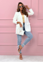 Marynarka oversize Best Version ecru