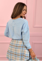 Bluzka longsleeve Hey Spring błękitna