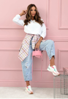 Bluzka longsleeve Hey Spring biała