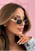 Okulary przeciwsłoneczne Sweet Sun złoto-czarne